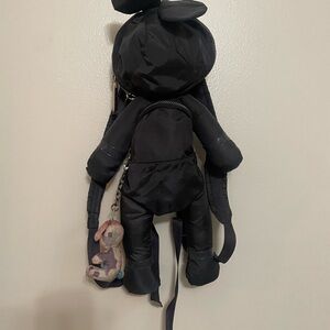 Dark Grey LeSportsac Stella McCartney bondage bunny backpack